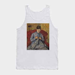 Portrait of the Artist's Wife by Paul Cezanne Tank Top